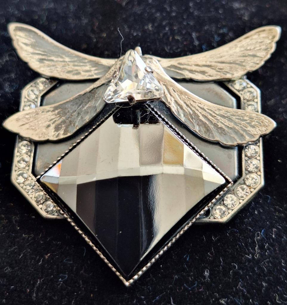 Vintage Ermani Bulatti broche., Sieraden, Tassen en Uiterlijk, Ophalen of Verzenden, Zo goed als nieuw, Overige materialen