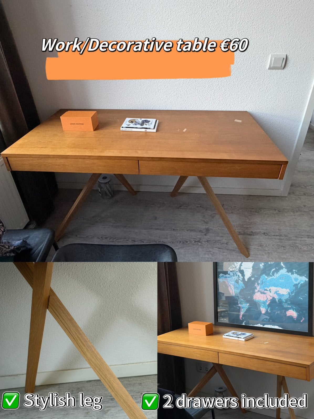 Work/side table (Was €399), Ophalen, Gebruikt