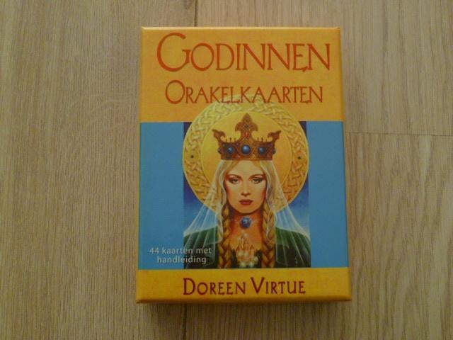 Doreen Virtue - Godinnen Orakelkaarten, Verzenden, Zo goed als nieuw, Overige onderwerpen, Achtergrond en Informatie