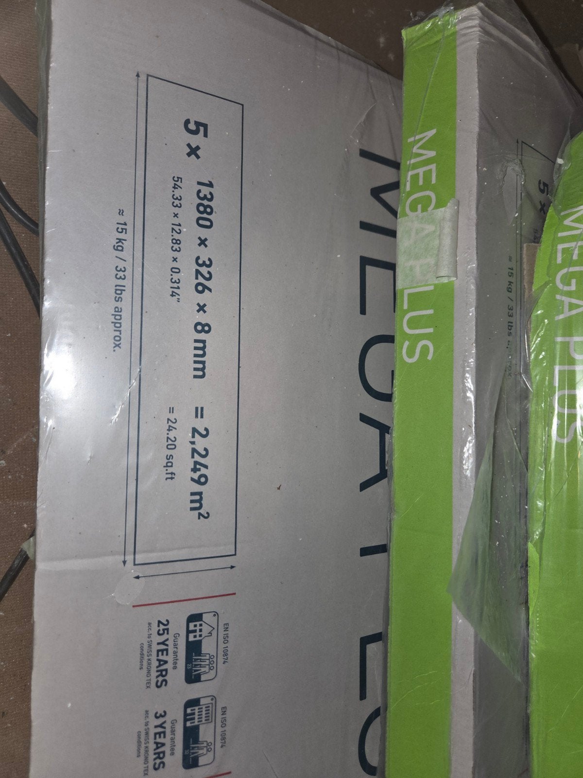 Tegellaminaat (3.5 pak) en grijs laminaat, Ophalen