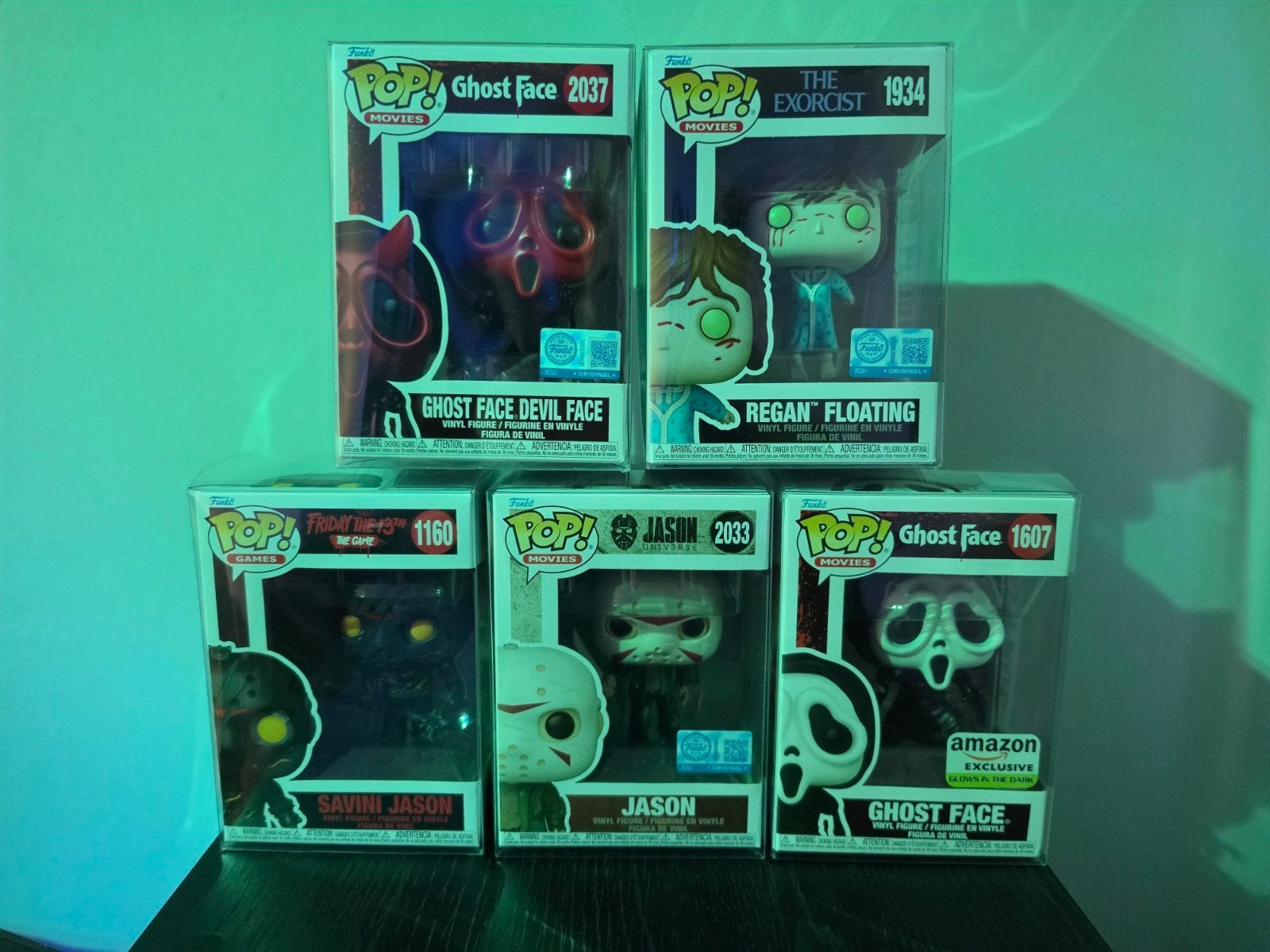 Funko Pop! Horror Collectie - Ghost Face, Jason, Regan, Ophalen of Verzenden, Zo goed als nieuw