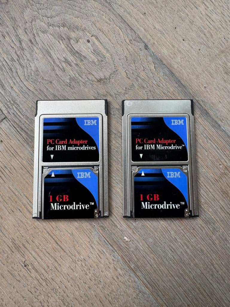IBM PC CARD ADAPTER MICRODRIVE, Computers en Software, Optische drives, Zo goed als nieuw, Intern, Windows, Overig, Ophalen of Verzenden