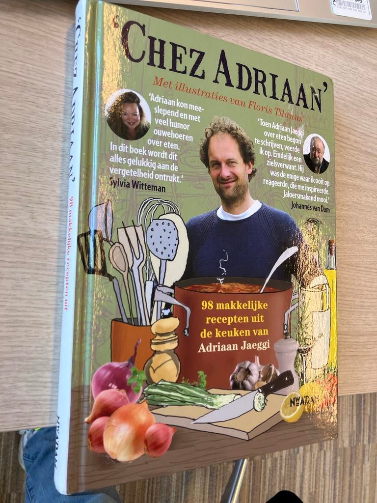 Kookboek Chez Adriaan - Adriaan Jaeggi, Ophalen of Verzenden, Nieuw
