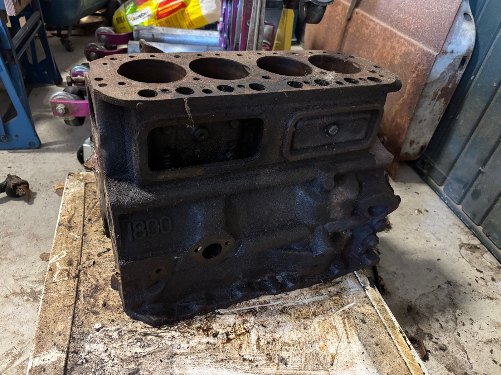MGB kaal motorblok 5x gelagerd, Ophalen, Nieuw