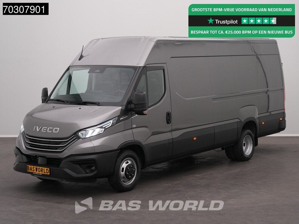 Iveco Daily 35C21 3.0L Automaat L3H2 210PK Dubbellucht ACC L, Auto's, Automaat, Stof, Euro 6, 4 cilinders