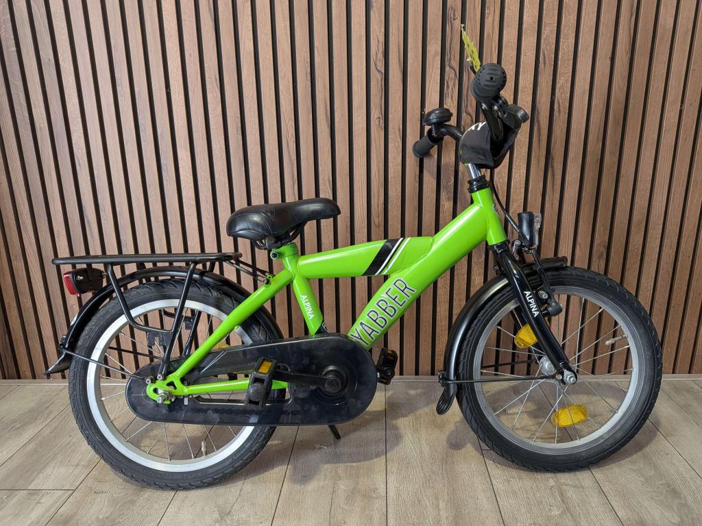 Alpina Yabber 16 inch jongensfiets, Fietsen en Brommers, Fietsen | Jongens, Terugtraprem, Gebruikt, Alpina, Niet ingevuld
