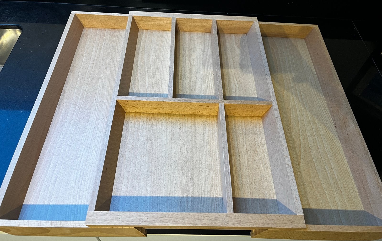 Vintage IKEA Rationell Bestekbak Massief Beukenhout, Overige typen, Hout, IKEA, Ophalen of Verzenden