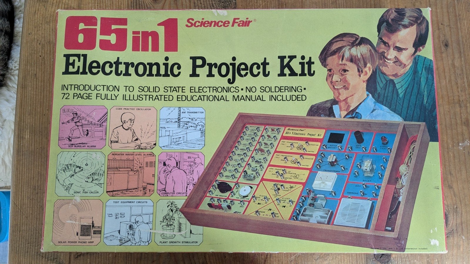 Science Fair 65 in 1 Electronic Project Kit 1972 compleet, Ophalen of Verzenden, Zo goed als nieuw