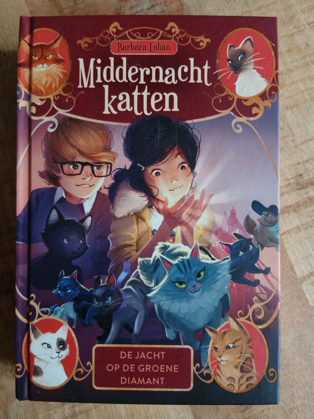 Middernacht katten - De jacht op de groene diamant, Ophalen of Verzenden, Zo goed als nieuw, Barbara Laban, Fictie