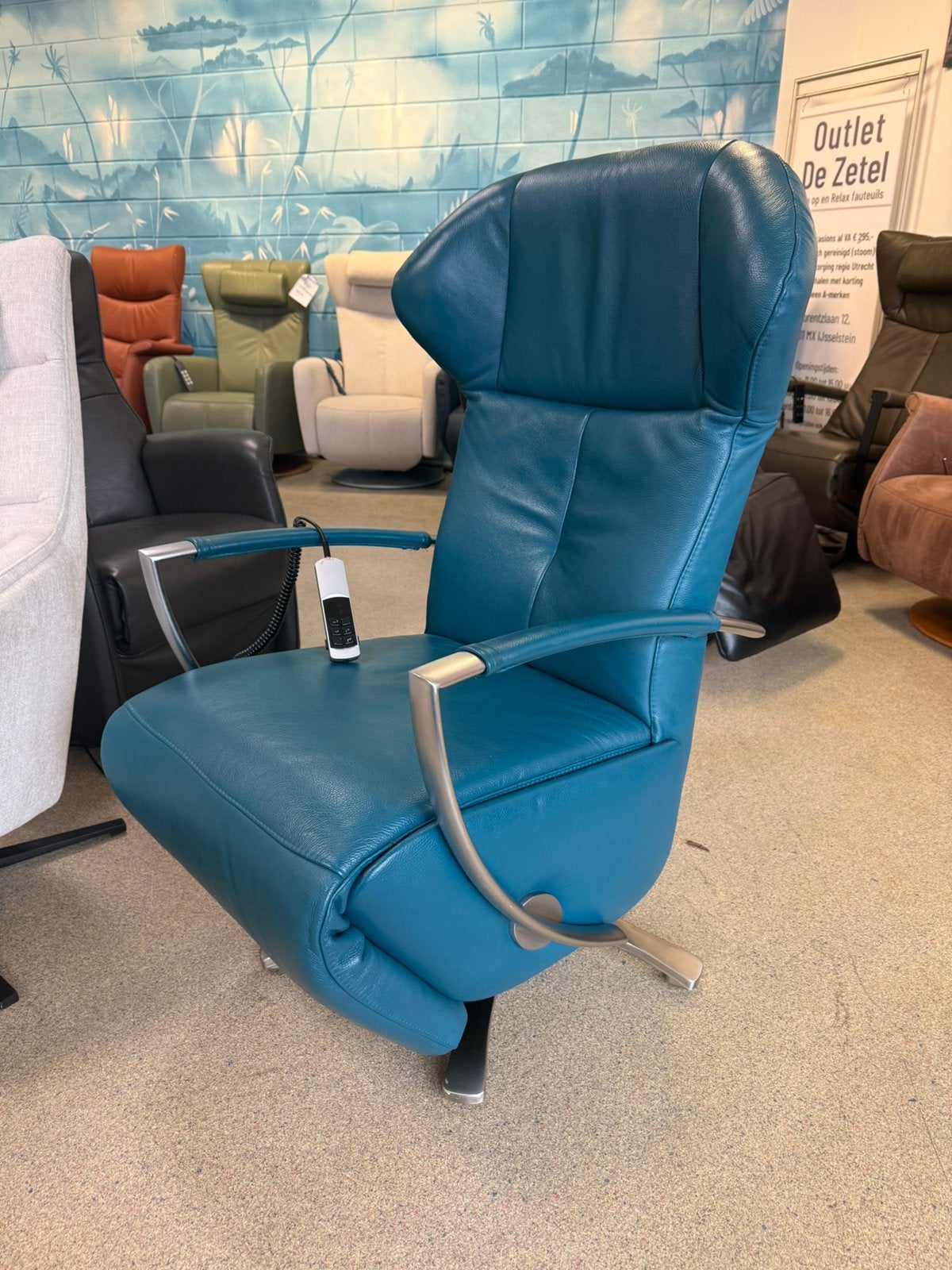 Meubelzorg relax fauteuil relax stoel gratis bezorging, Ophalen of Verzenden, Zo goed als nieuw, Leer, Ruim 100 A merken in alle kleuren en maten