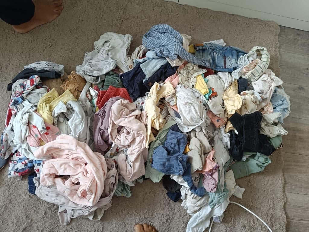 Grote partij babykleding 0-12 maanden nette staat, Ophalen, Zo goed als nieuw, Jongetje