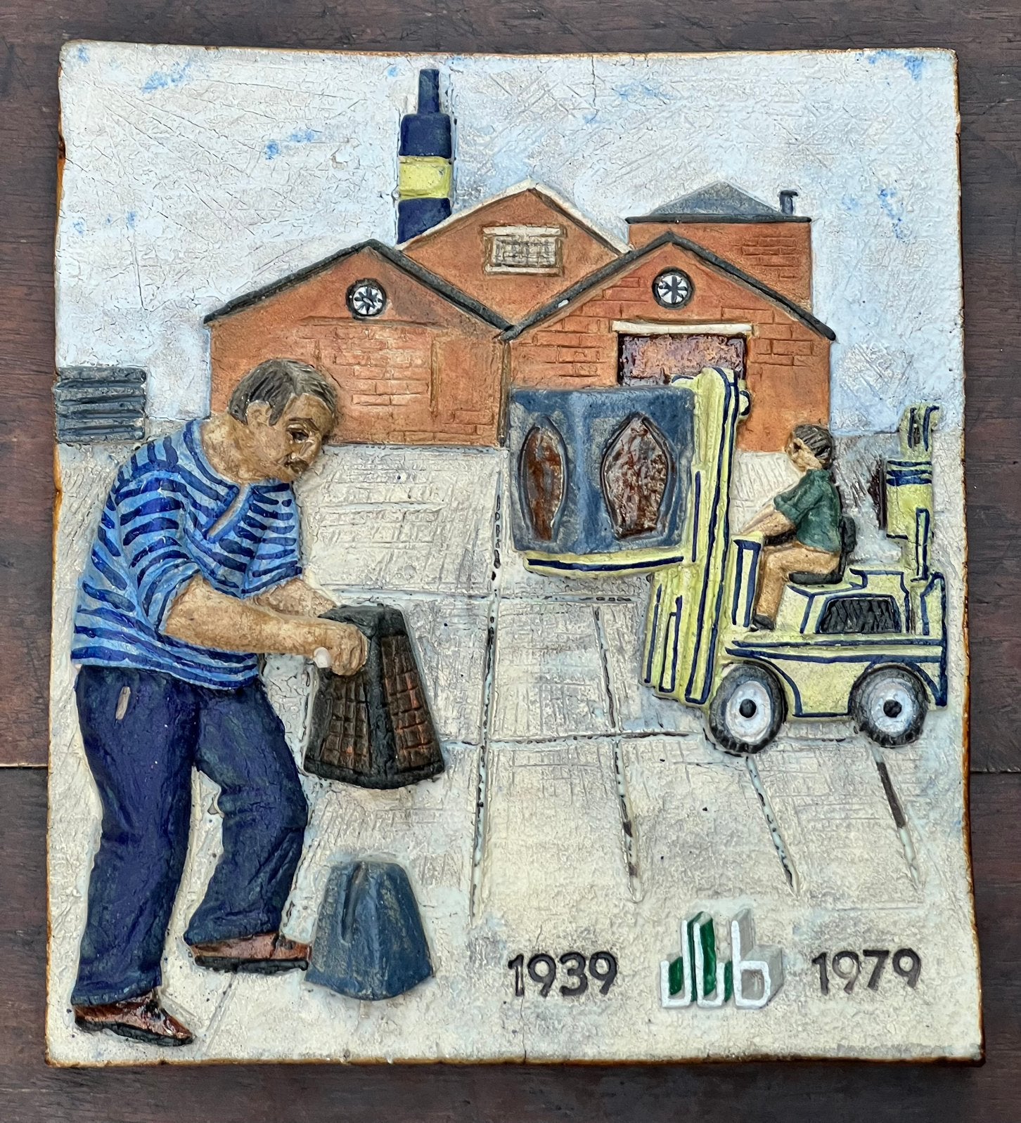Beroepentegel / bedrijfstegel Westraven Utrecht uit 1979, Ophalen of Verzenden