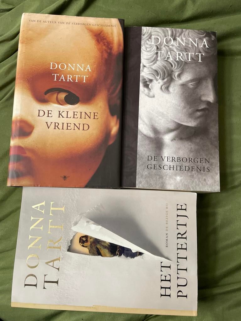 Donna Tartt boeken: De Kleine Vriend, Het Puttertje, De Verb, Ophalen of Verzenden, Gelezen, Nederland