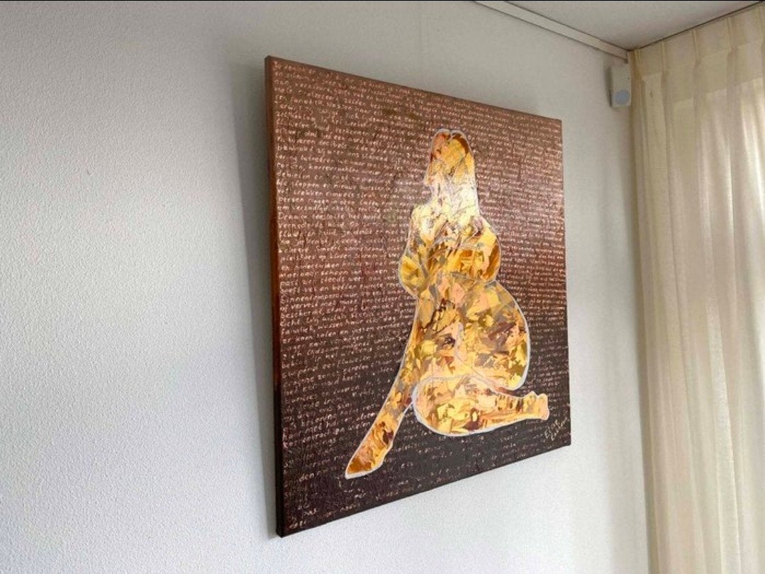 Origineel Elise Eekhout – Velvet Skin – 80  80 cm, Ophalen of Verzenden
