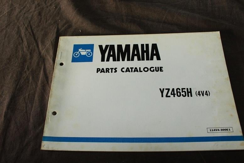 Yamaha YZ465 H 1981 motorcycle parts list YZ 465 4V4 cross, Ophalen of Verzenden, Yamaha