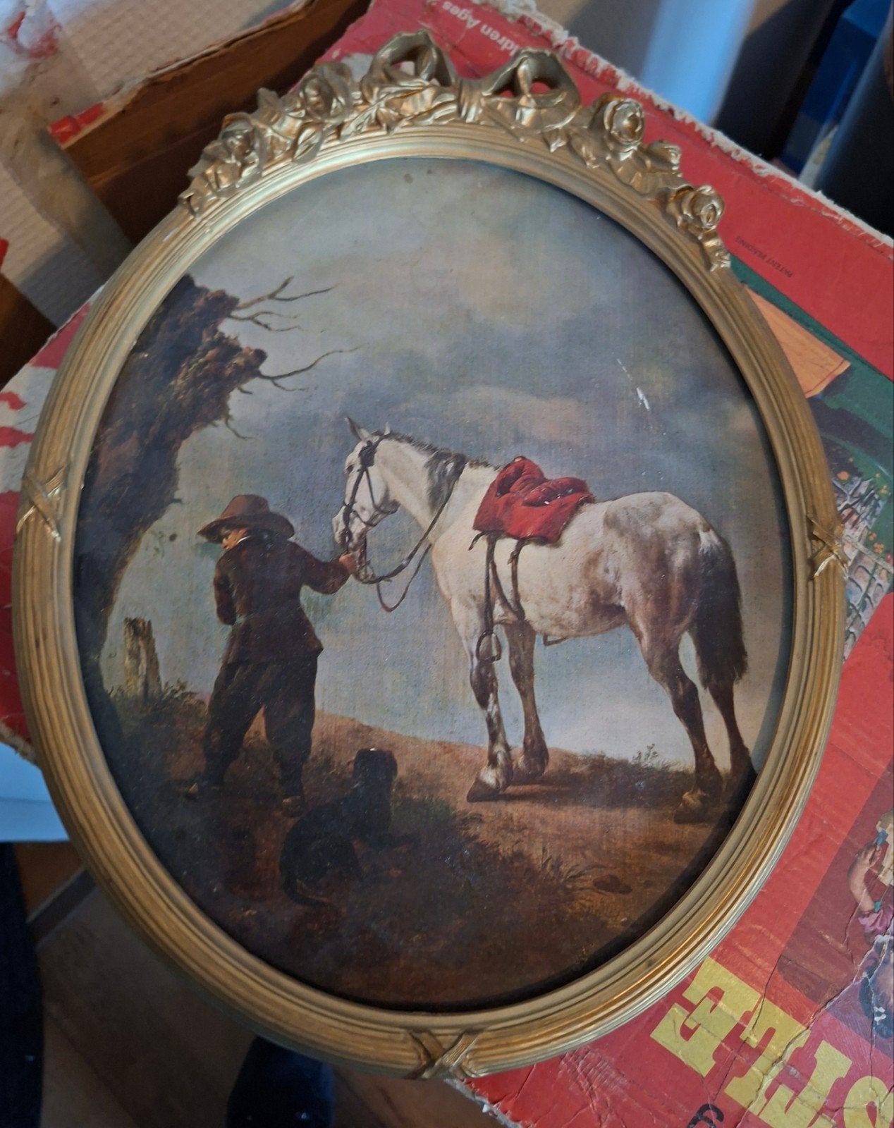 Reproductie "De Schimmel", Ophalen