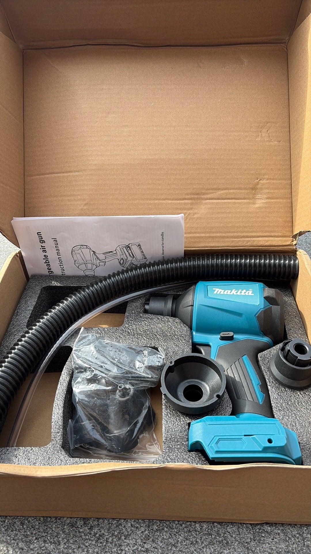 Complete 18V Accublazer Set (Makita DAS180 Model), Doe-het-zelf en Verbouw, Ophalen of Verzenden, Nieuw, Minder dan 600 watt, Excentrische schuurmachine