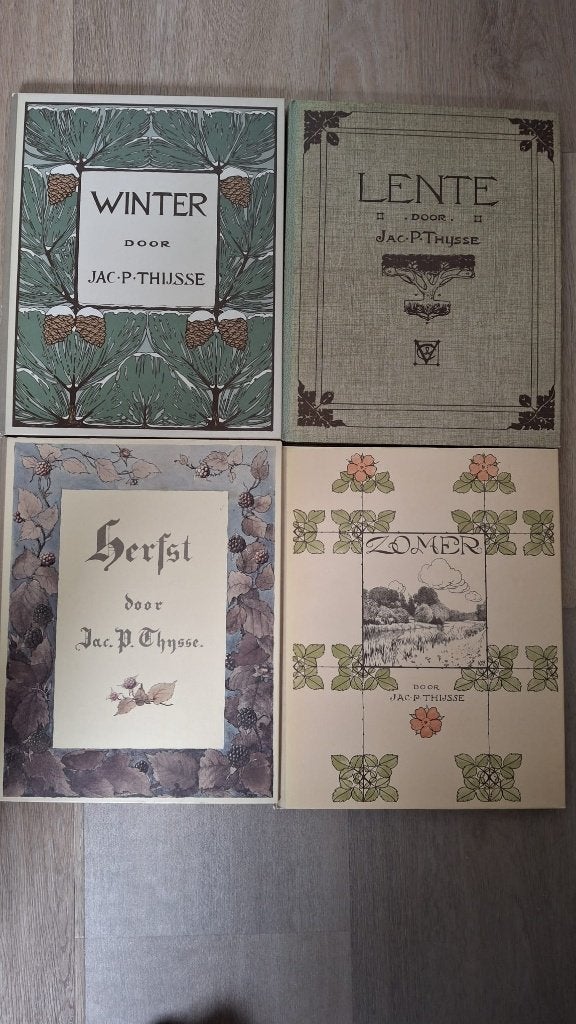 Vierjaargetijden boeken van Jac.P. Thijsse compleet, Boeken, Ophalen of Verzenden, Zo goed als nieuw, Jac. P. Thijsse, Plaatjesalbum