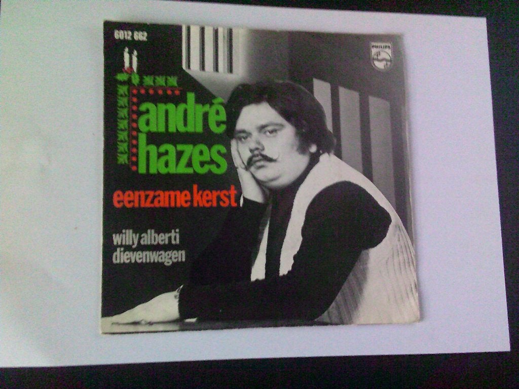 André Hazes - Eenzame Kerst / Willy Alberti - Dievenwagen, 7 inch, Ophalen of Verzenden, Zo goed als nieuw, Levenslied of Smartlap