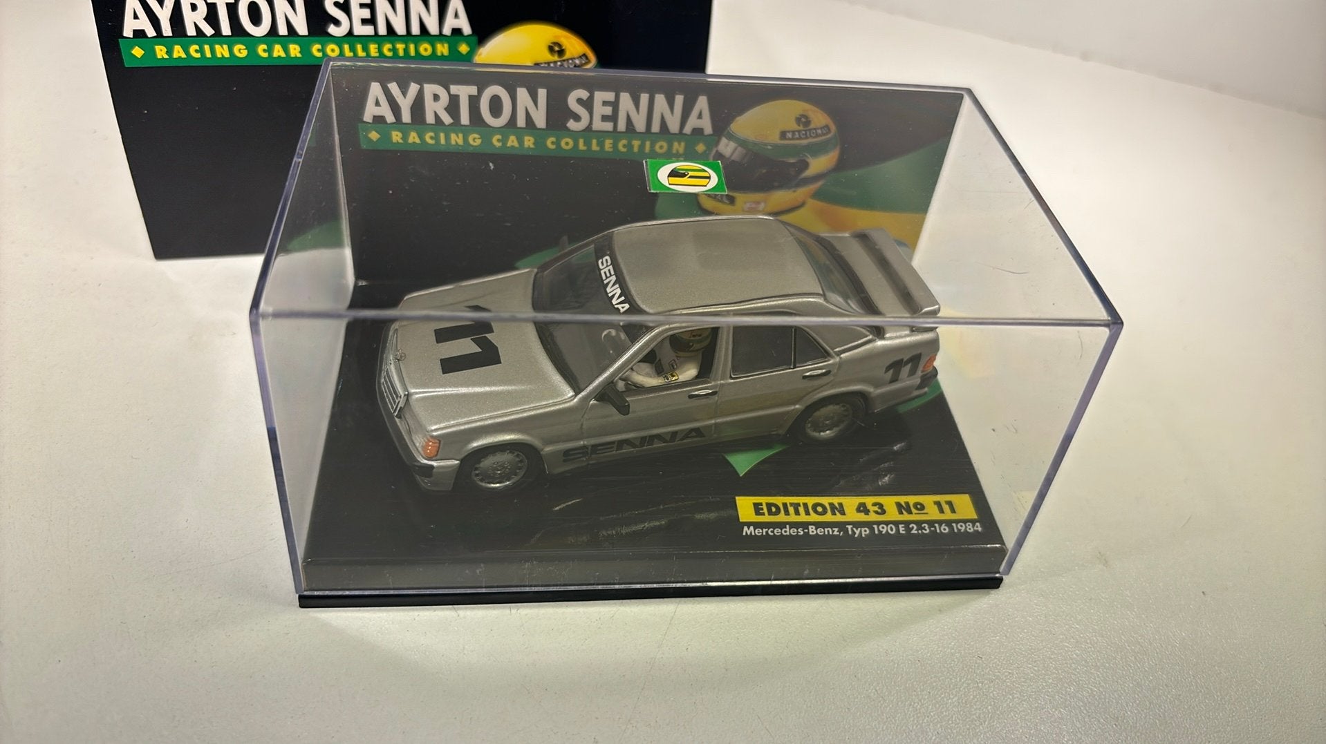 Mercedes benz type 190 E ayrton senna 1984 minichamps 1.43, Hobby en Vrije tijd, Modelauto's | 1:43, Auto, Ophalen of Verzenden