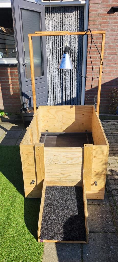 Werpkist 120x80 bij  50 hoog, Dieren en Toebehoren, Ophalen, 110 cm of meer, 100 cm of meer