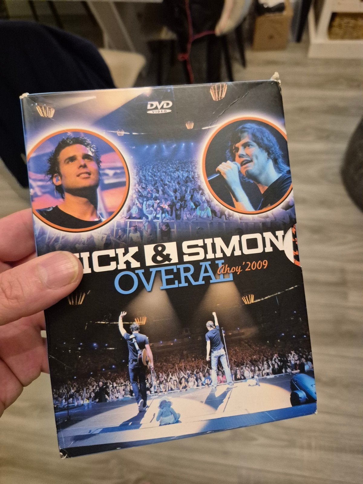 Nick & Simon Overal Ahoy' 2009 DVD + 2CD, Cd's en Dvd's, Gebruikt, Alle leeftijden, Concert, Inclusief doosje