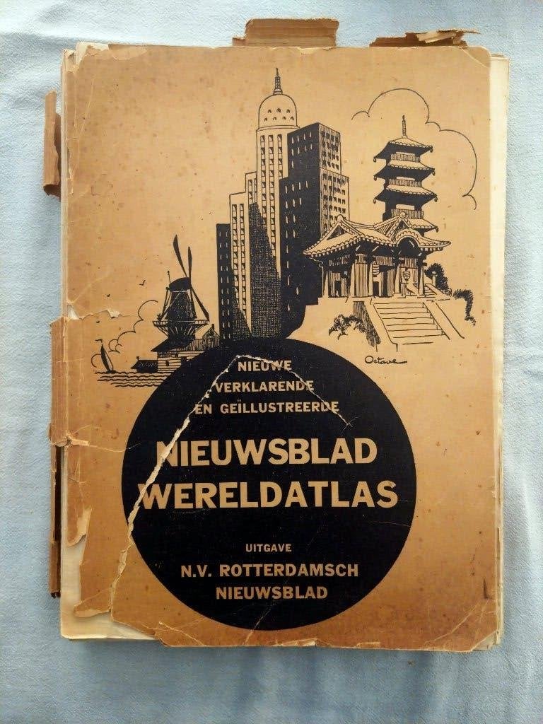 Nieuwsblad Wereldatlas, Diverse auteurs, Landkaart, 1800 tot 2000, Wereld