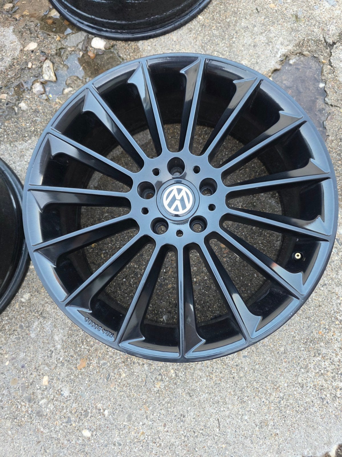 19 Inch Velgen 5x112 ET45 8J - Zwart, Ophalen, Gebruikt, Mercedes-Benz