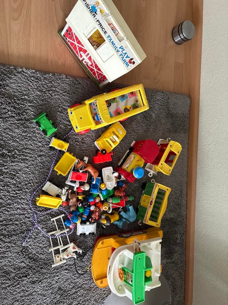 Grote set vintage Fisher-Price Little People speelgoed, Ophalen of Verzenden, Gebruikt, Jongen of Meisje