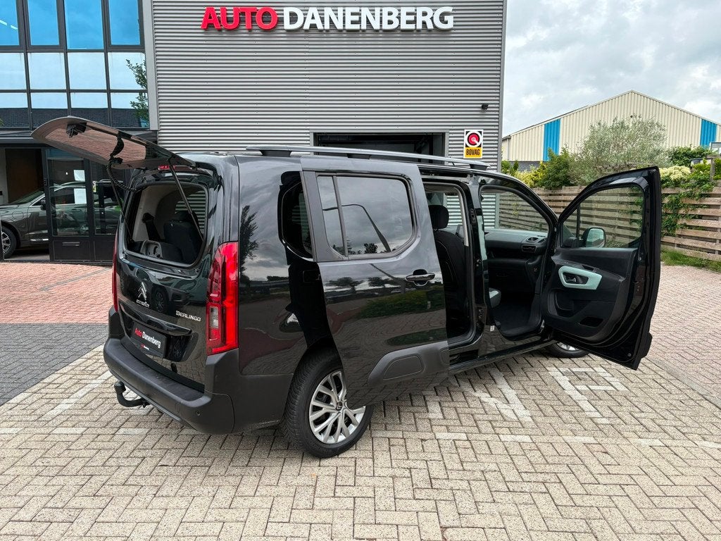Citroen Berlingo XL 1.2 PureTech 7persoons ! GARANTIE, Voorwielaandrijving, Stof, Gebruikt, Zwart