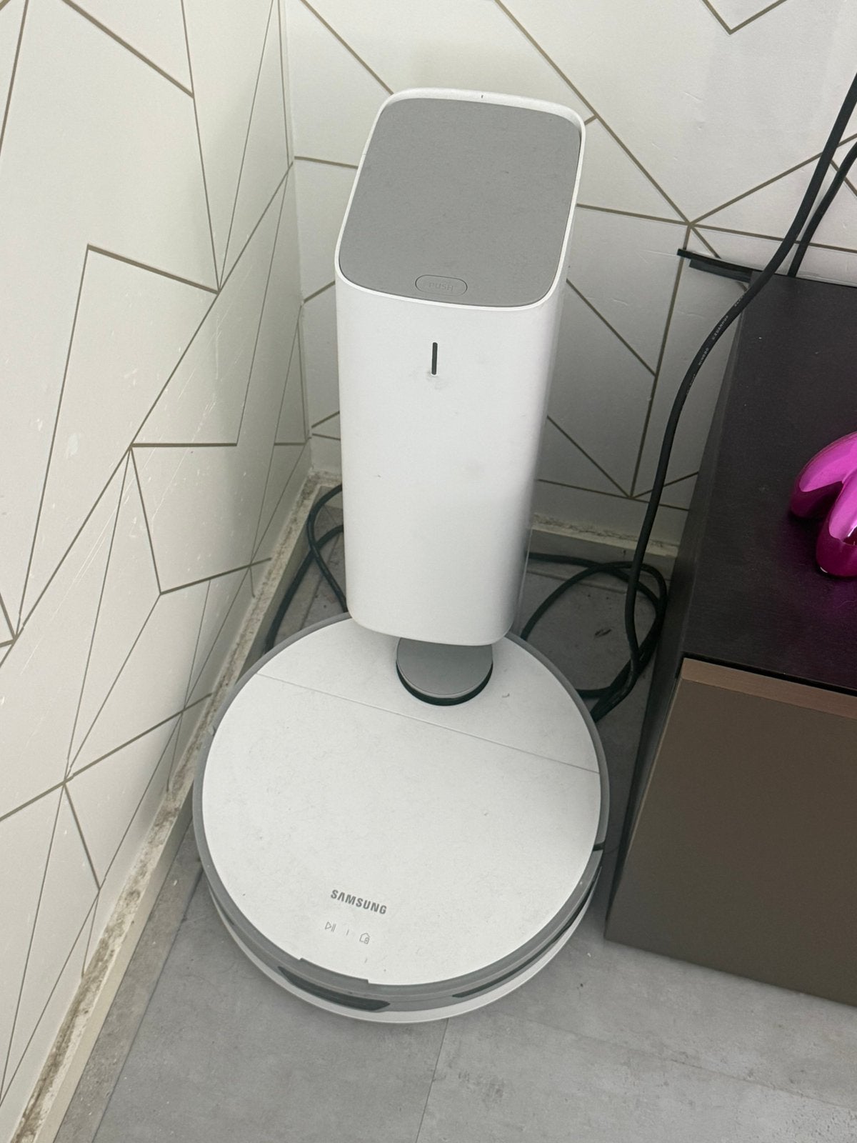 Elektrische stofzuiger, Zo goed als nieuw, Robotstofzuiger, Bedienbaar via app, Samsung