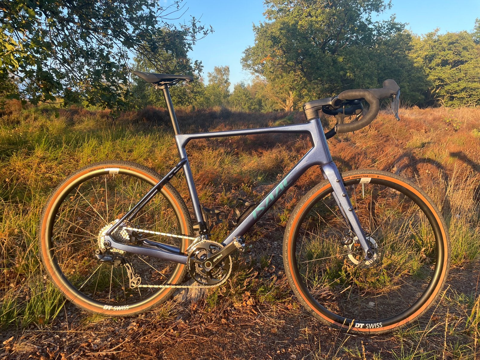 Isaac Kaon XL (61) carbon gravelbike 2x12 GRX DI2, Carbon, Zo goed als nieuw, 57 tot 61 cm, Meer dan 20 versnellingen