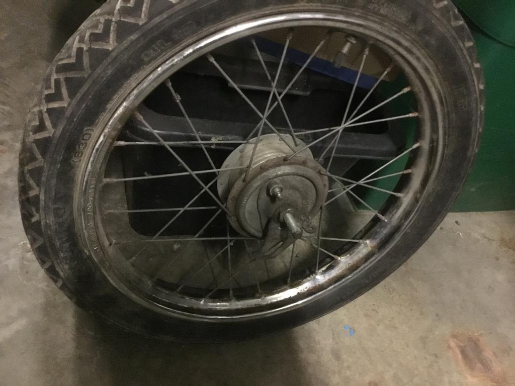 Voorwiel vespa boxer si, Ophalen of Verzenden, Gebruikt, Overige typen, Vespa