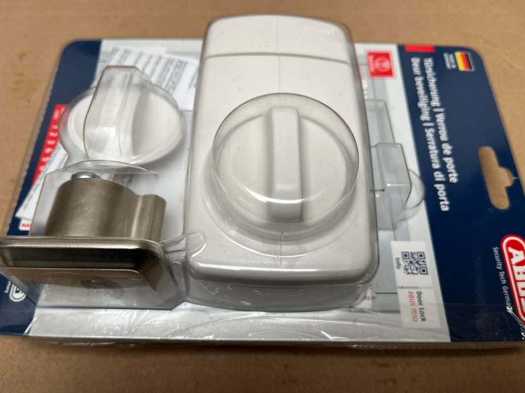 NIEUW ABUS BIJZETSLOT CAMPER OF CARAVAN, Ophalen of Verzenden, Nieuw, Rvs, Slot