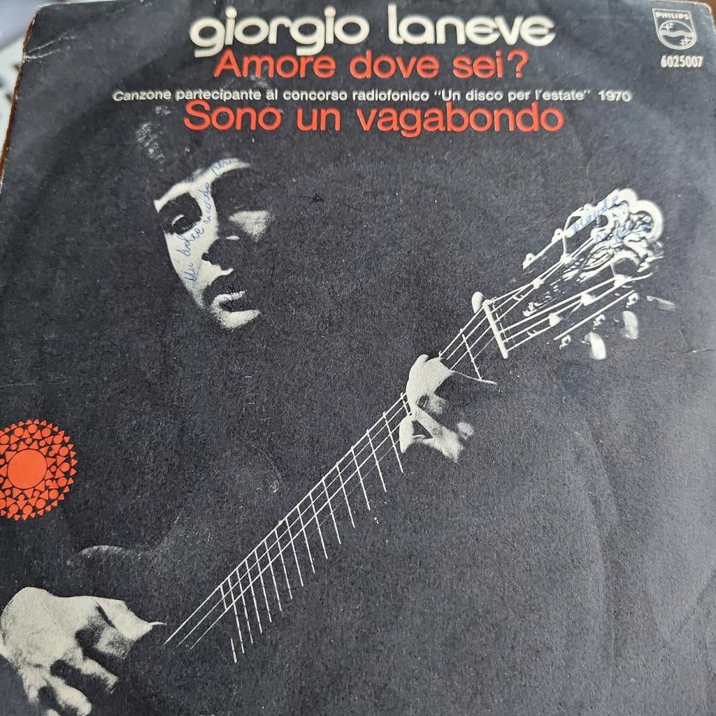 Giorgio Laneve - Amore dove sei? / Sono un vagabondo, Gebruikt, 7 inch, Single, Ophalen of Verzenden