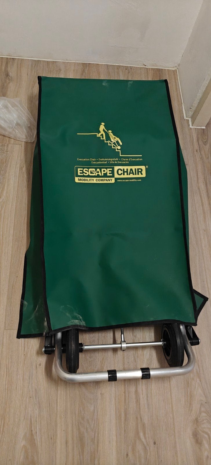 Evac chair met hoes GLOEDNIEUW, Diversen, Ophalen of Verzenden