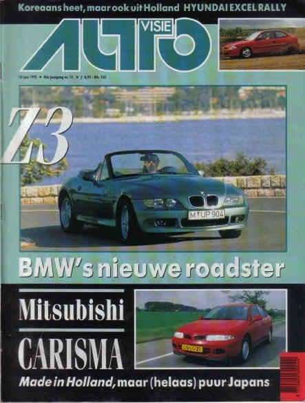Autovisie 12 1995 : Ford Mondeo 4x4 - Mitsubishi 3000GT, Ophalen of Verzenden, Gelezen, Algemeen