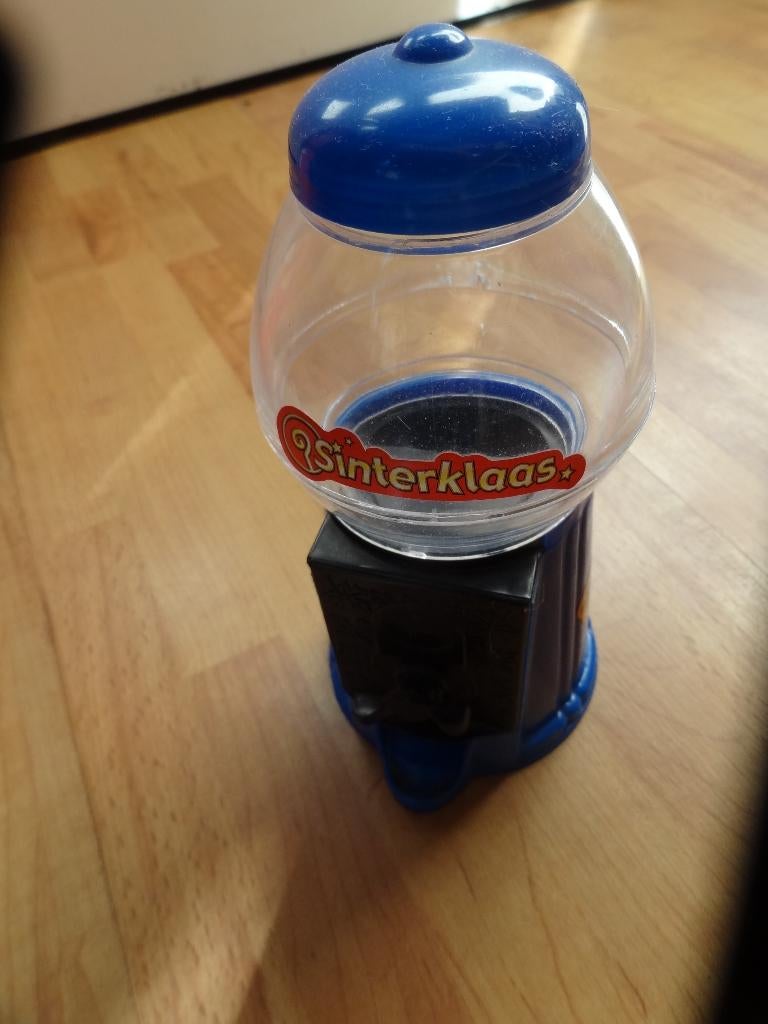 kauwgomballenautomaat sinterklaas ong 15,5 bij 8 cm., Ophalen of Verzenden, Gebruikt