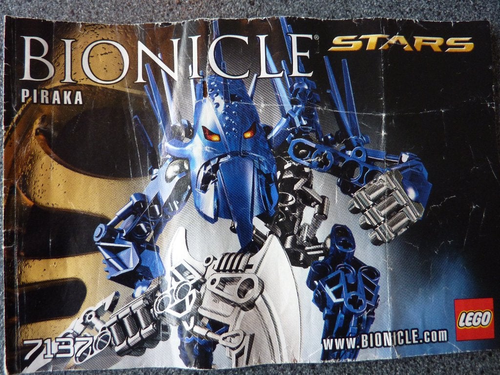 Lego Bionicle 7137 Piraka, Gebruikt, Bionicle, Lego, Inclusief instructies