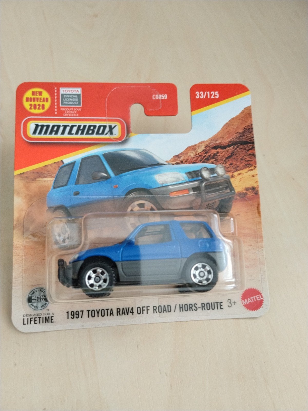 Matchbox 1997 Toyota rav 4 off road, Ophalen of Verzenden, Nieuw, Auto