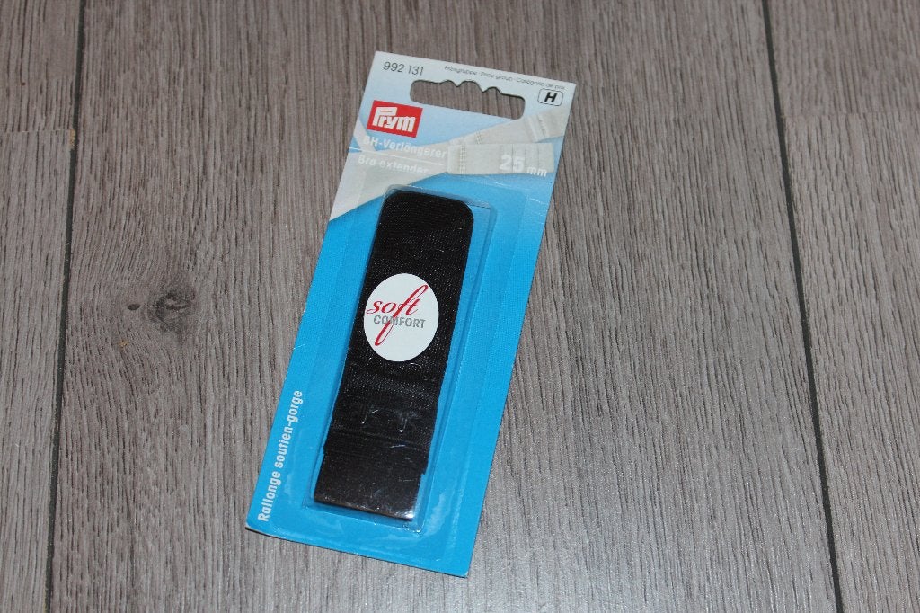Prym BH verlengstuk zwart - 25 mm 992131 #2432, Ophalen of Verzenden, Nieuw, Rits of Sluiting