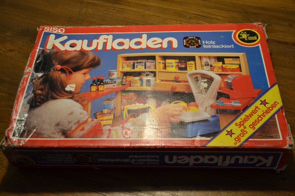Houten SISO speelgoedwinkel (in originele doos), Ophalen of Verzenden, Zo goed als nieuw, Hout