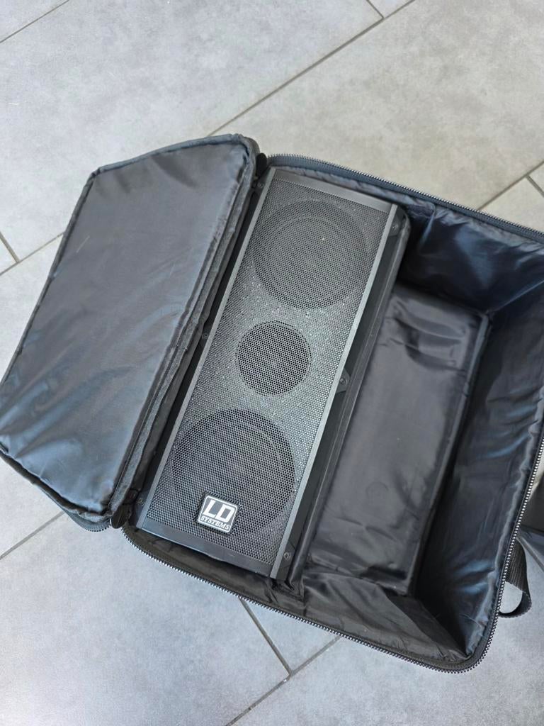 LD Systems DAVE Roadie Top Speaker - Zo goed als nieuw, Audio, Tv en Foto, Luidsprekers, Zo goed als nieuw, 120 watt of meer, Front, Rear of Stereo speakers