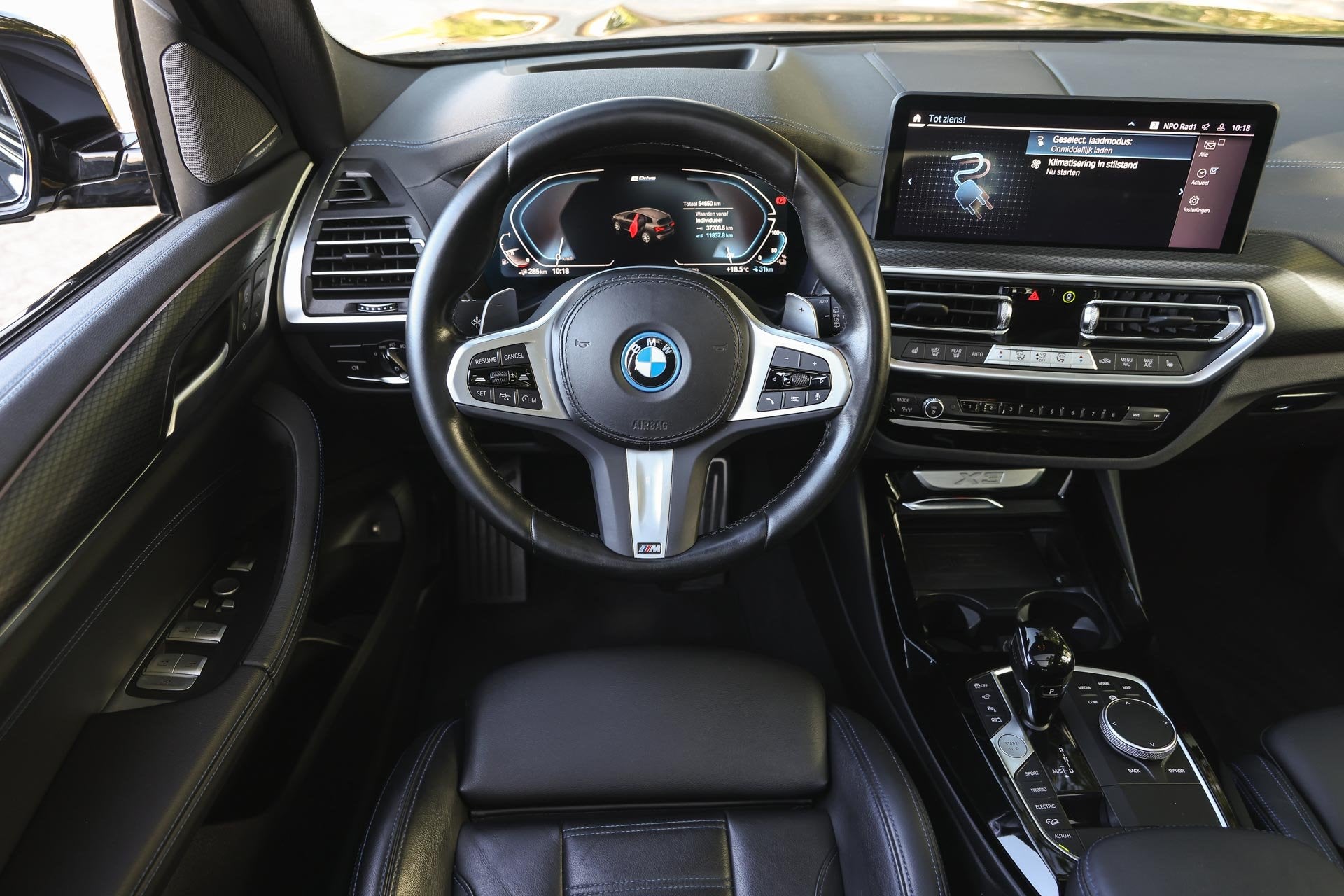BMW X3 xDrive30e M Sport Automaat / Panoramadak / Sportstoel, Auto's, 1998 cc, Gebruikt, Euro 6, Zwart