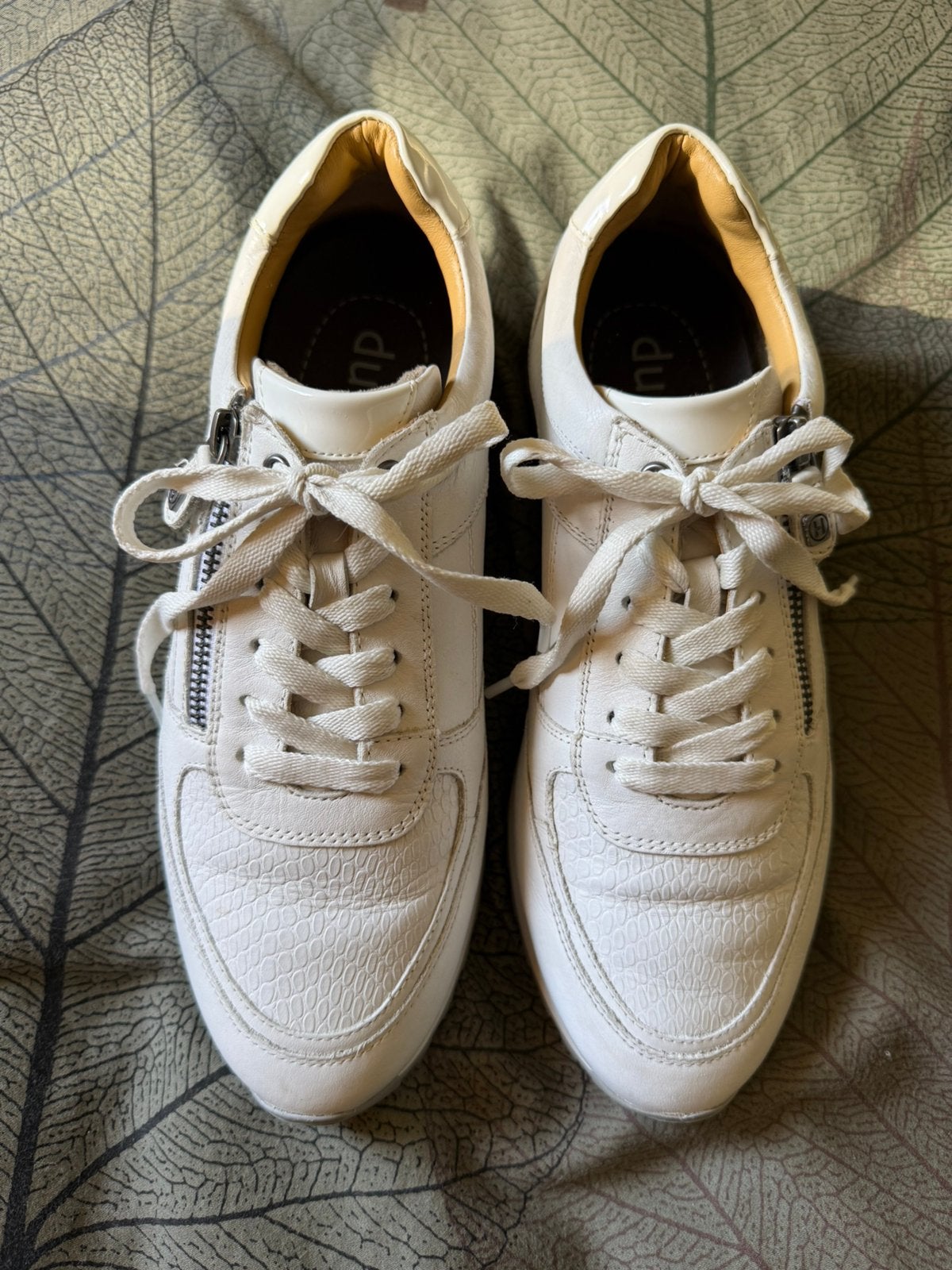 Helioform witte leren sneakers maat 39,5, Wit, Ophalen of Verzenden, Sneakers of Gympen, Zo goed als nieuw