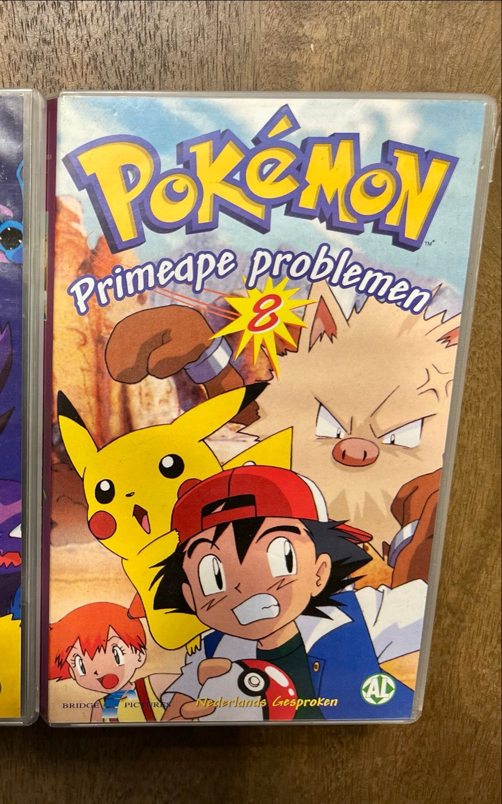 Pokémon Primeape Problemen VHS - Deel 8 (Nederlands Gesproke, Gebruikt, Tekenfilm, Alle leeftijden, Anime (Japans)