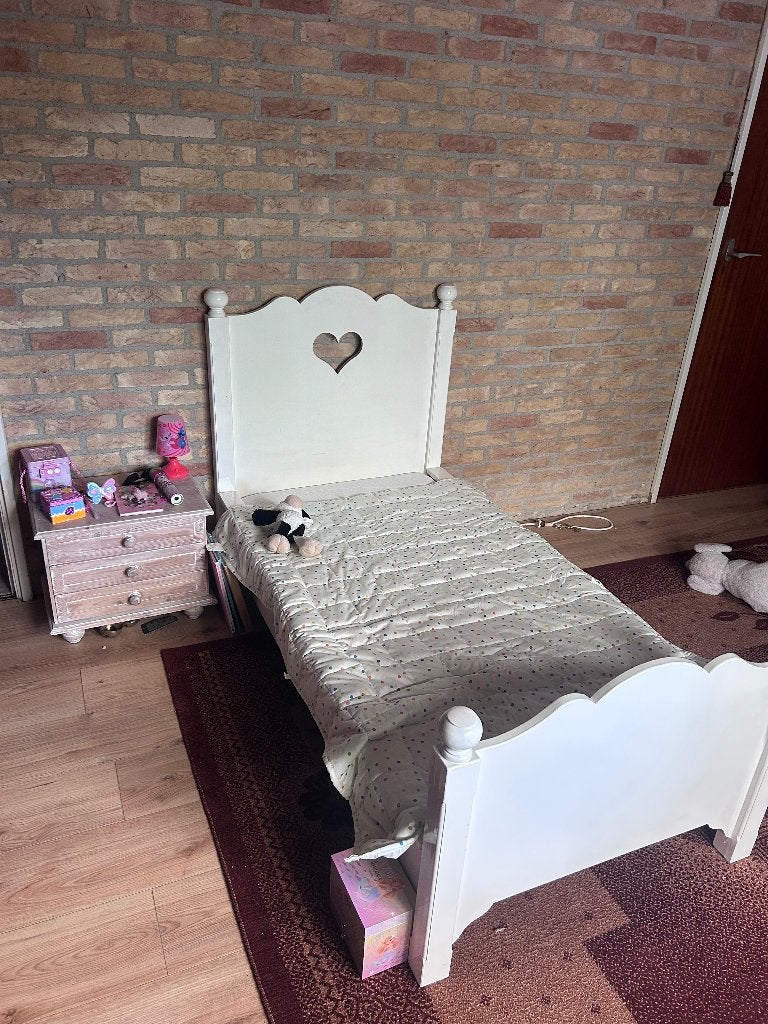 Peuter/kleuterbed meisje, Gebruikt, 70 tot 85 cm, 140 tot 160 cm, Ophalen