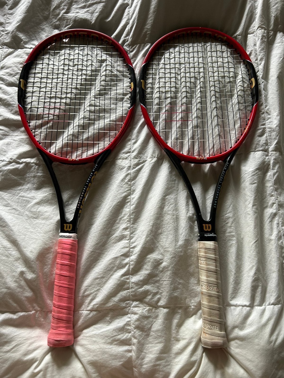 Wilson Pro Staf 97S 2 stuks, Ophalen, Gebruikt, Wilson, Racket