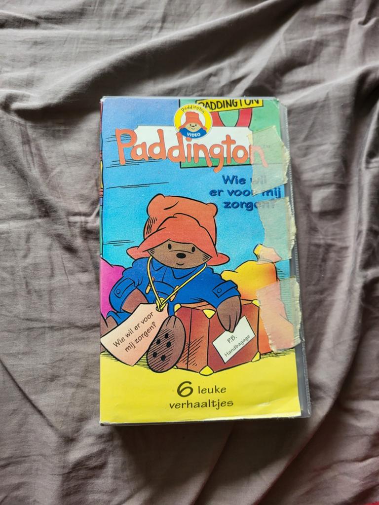 Paddington Video - 6 Leuke Verhaaltjes (VHS), Alle leeftijden, Ophalen of Verzenden, Gebruikt, Overige genres