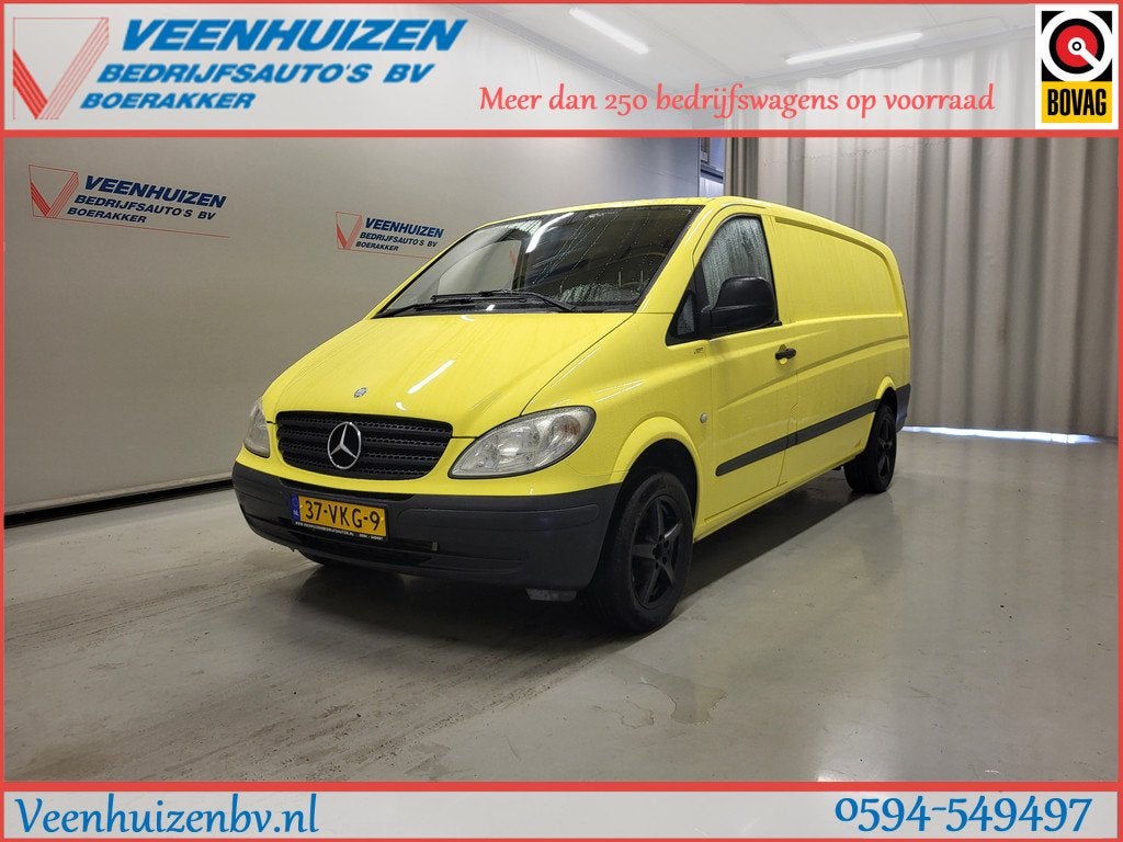 Mercedes-Benz Vito 109CDI L3/H1 Trekhaak! (bj 2007), Auto's, Achterwielaandrijving, Gebruikt, 4 cilinders, 2000 kg